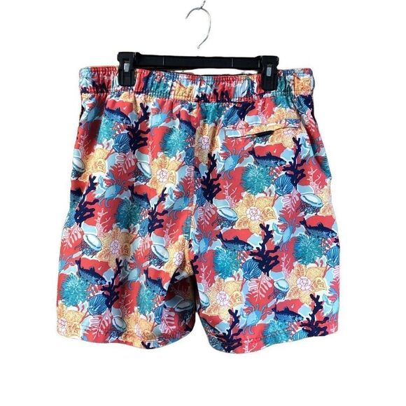 Nautica Size Large (L) Bright Coral Swim Trunks - Picture 2 of 4